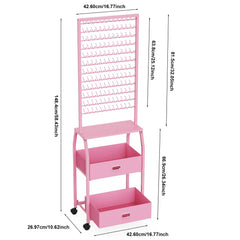 XINTUO two-sided 288-peg braiding rack for organized extensions.