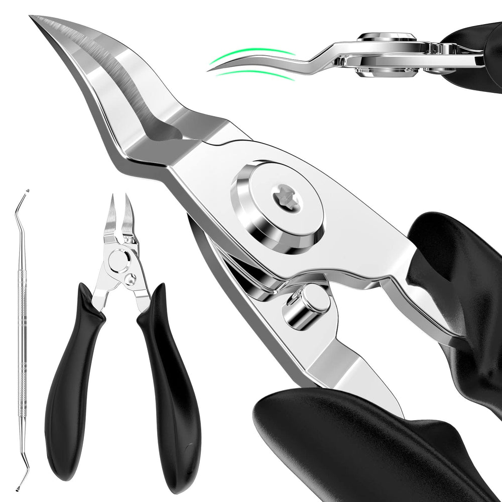 XIORRY Ingrown Toenail Clippers upgrade curved blade for precise trimming.