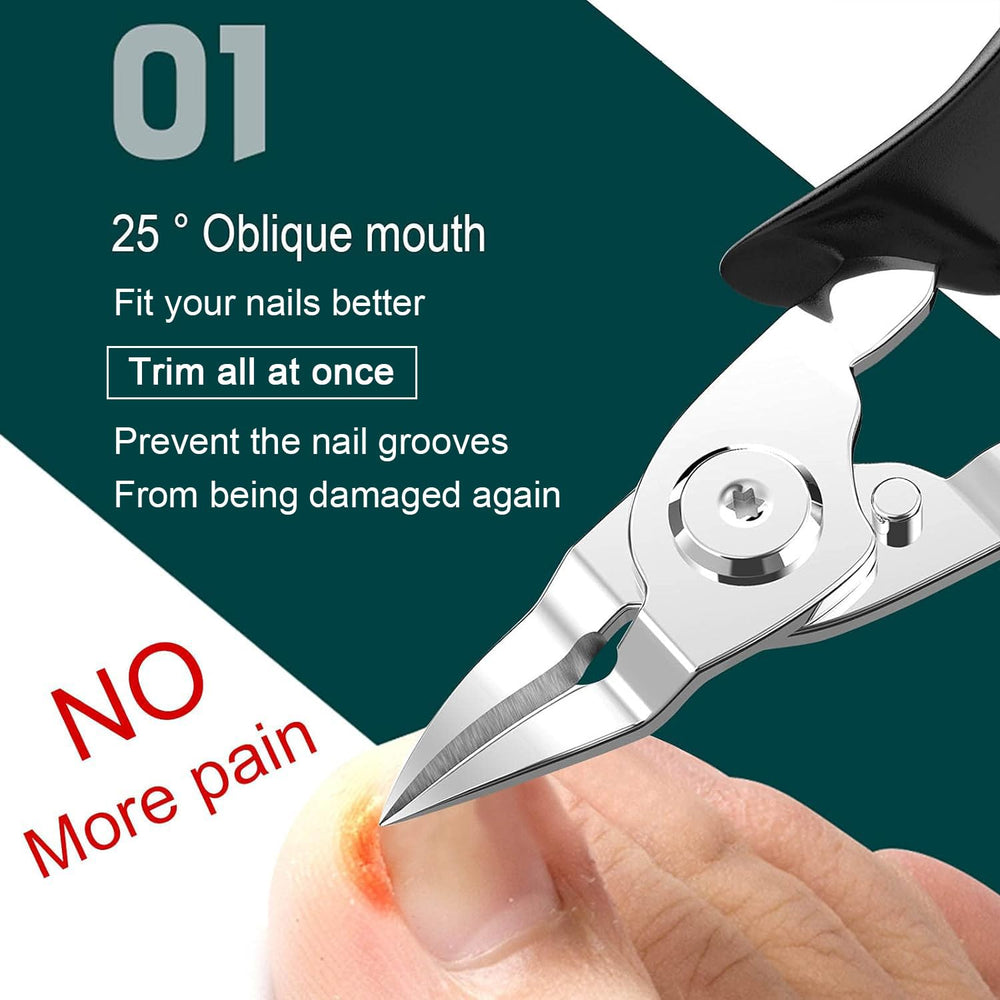 XIORRY Ingrown Toenail Clippers upgrade embedded spring for easy use.