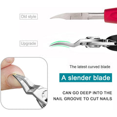 XIORRY Ingrown Toenail Clippers upgrade long handle provides extra leverage.