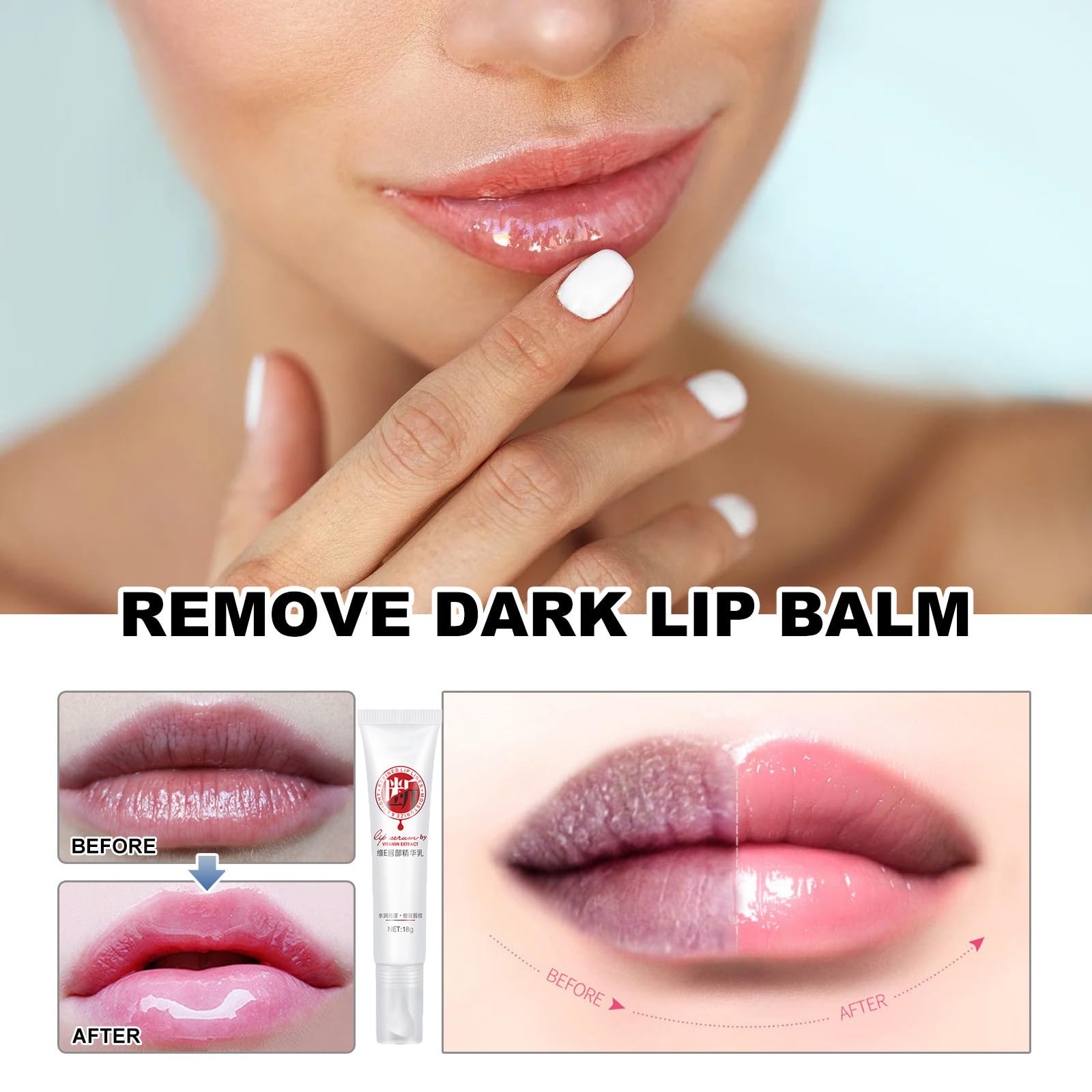 XIRUJNFD Lip Serum supporting daily lip moisture and revitalization.