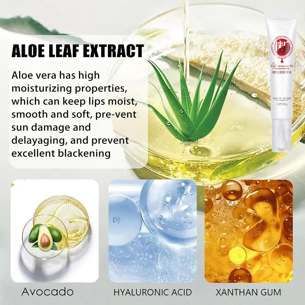 XIRUJNFD Lip Serum repairing chapped lips with nourishing nutrients.