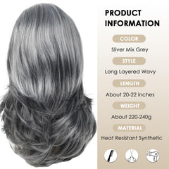 XIUFAXIRUSI middle-part wig offers face-framing balance and natural-looking volume.