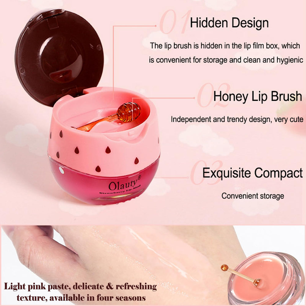 Xiuxixu Bee Lip Balm travel-ready compact for easy lip care.
