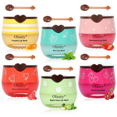 Xiuxixu bee lip balm honey pot jar for rich hydration and soothing dry lips.