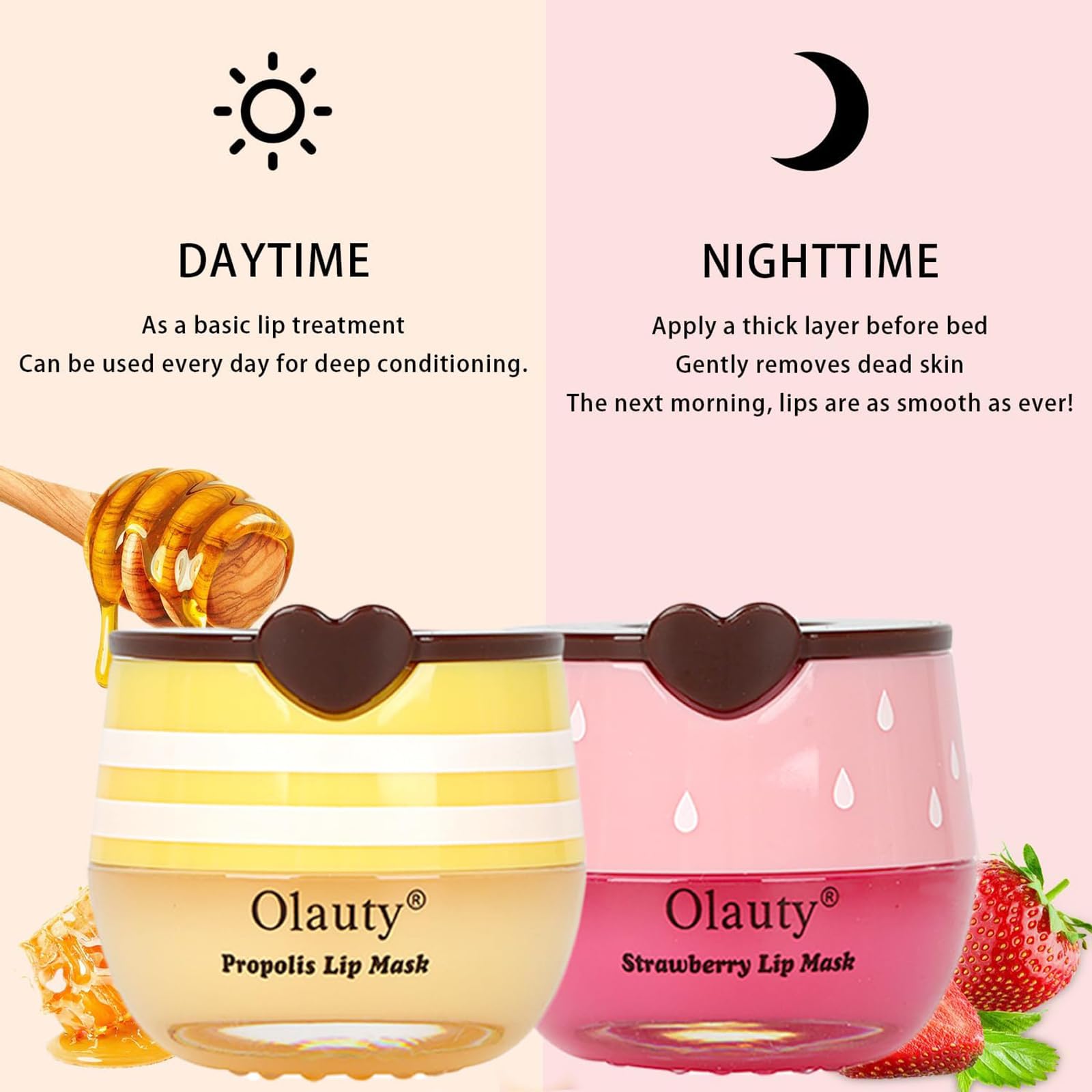Xiuxixu bee lip balm is suitable for day and night lip care.