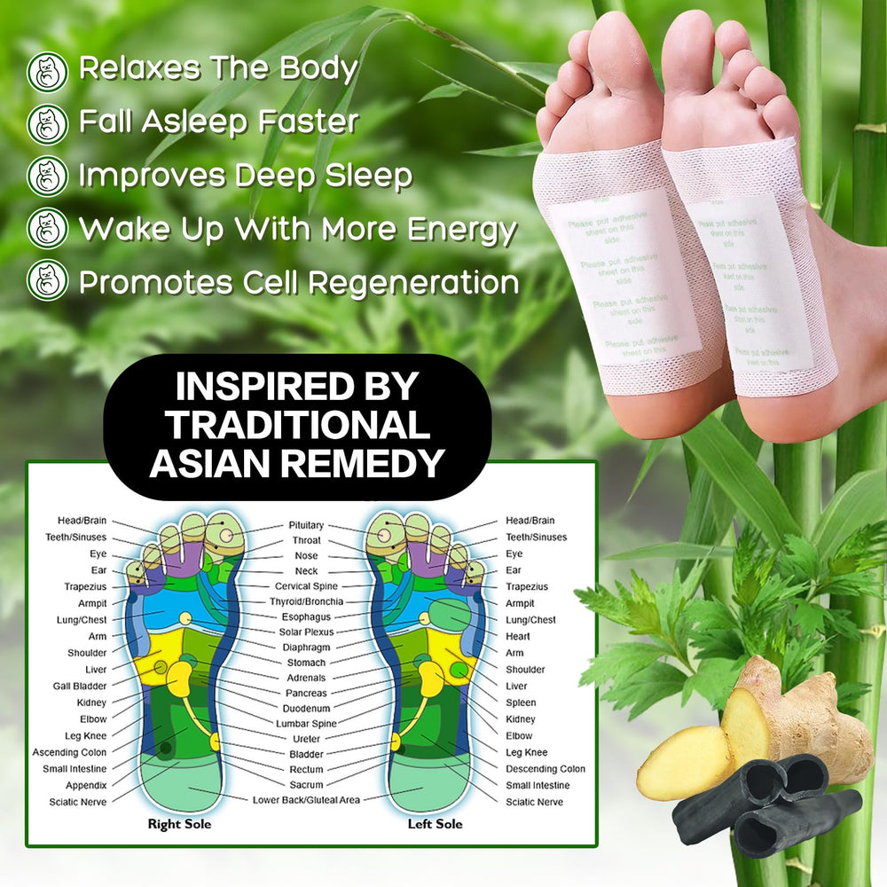 xiweioo foot pads adhesive sheets closeup for easy overnight use and stress relief