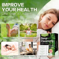 xiweioo foot pads worn on feet before bed promote comfort and restful sleep