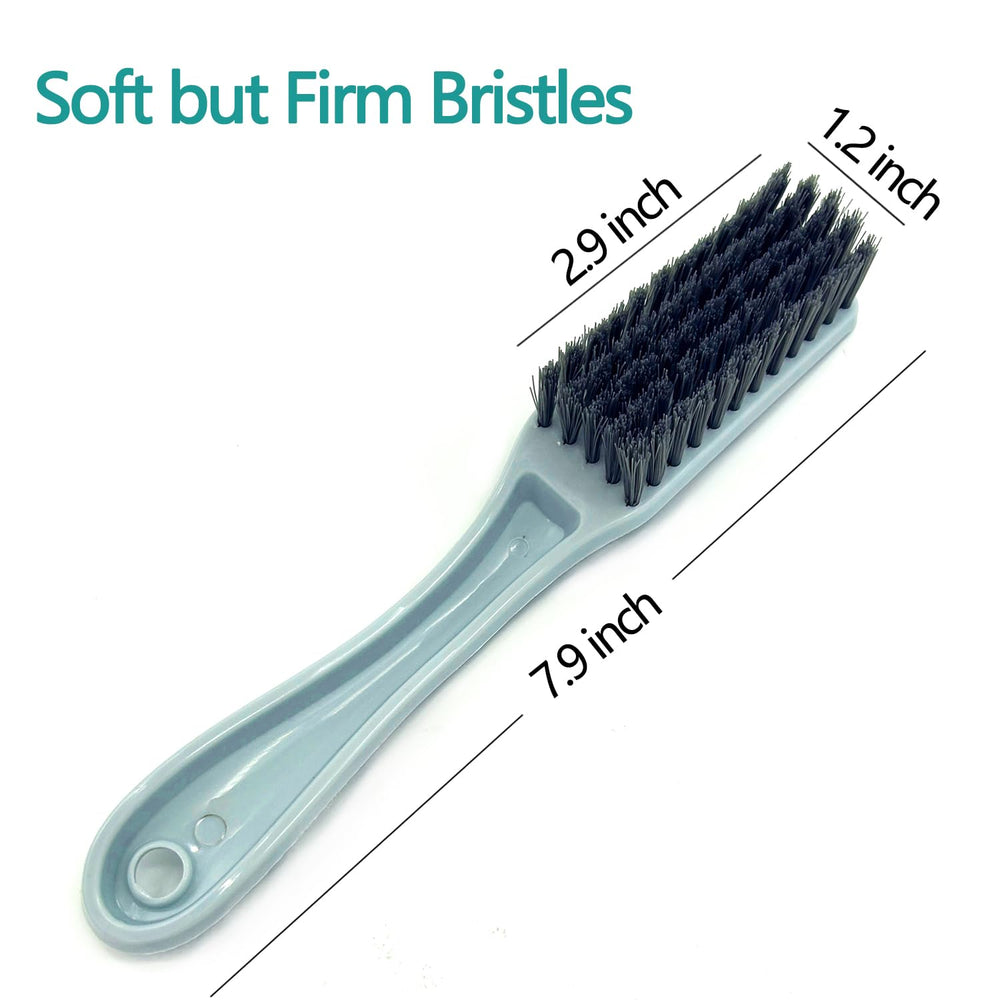 Xjinmin foot brush curved-handle enables thorough scrubbing of feet and footwear