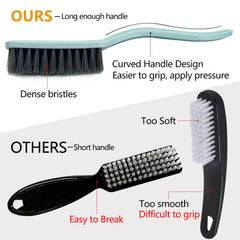 Xjinmin nail brush durable bristles remove dirt from nails and surfaces