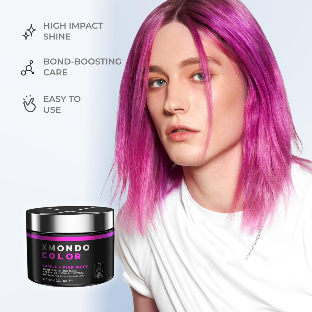 XMONDO bond booster icon highlights strength and color longevity benefits