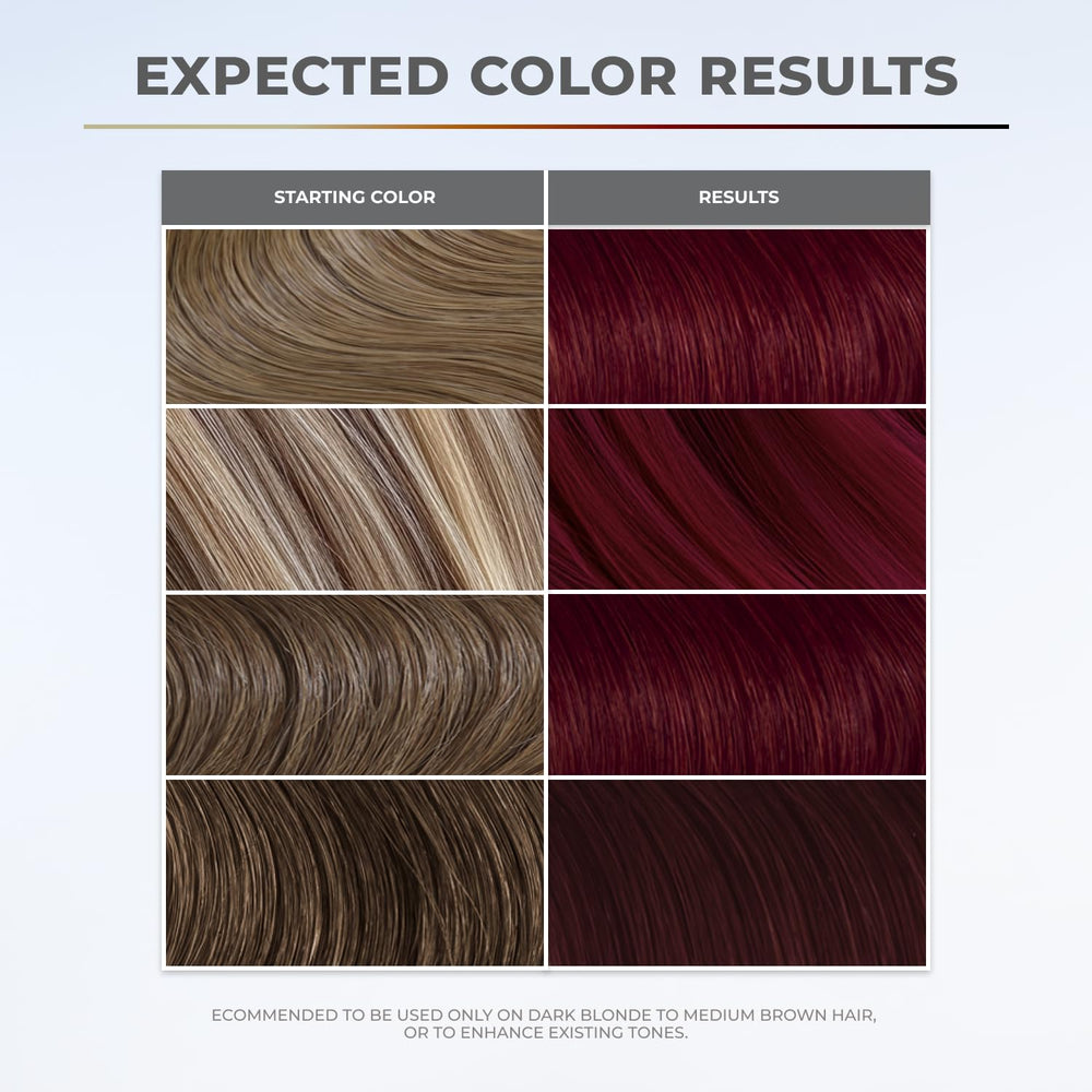 XMONDO Color 5R Deep Red on hand showing creamy moisture and glide.