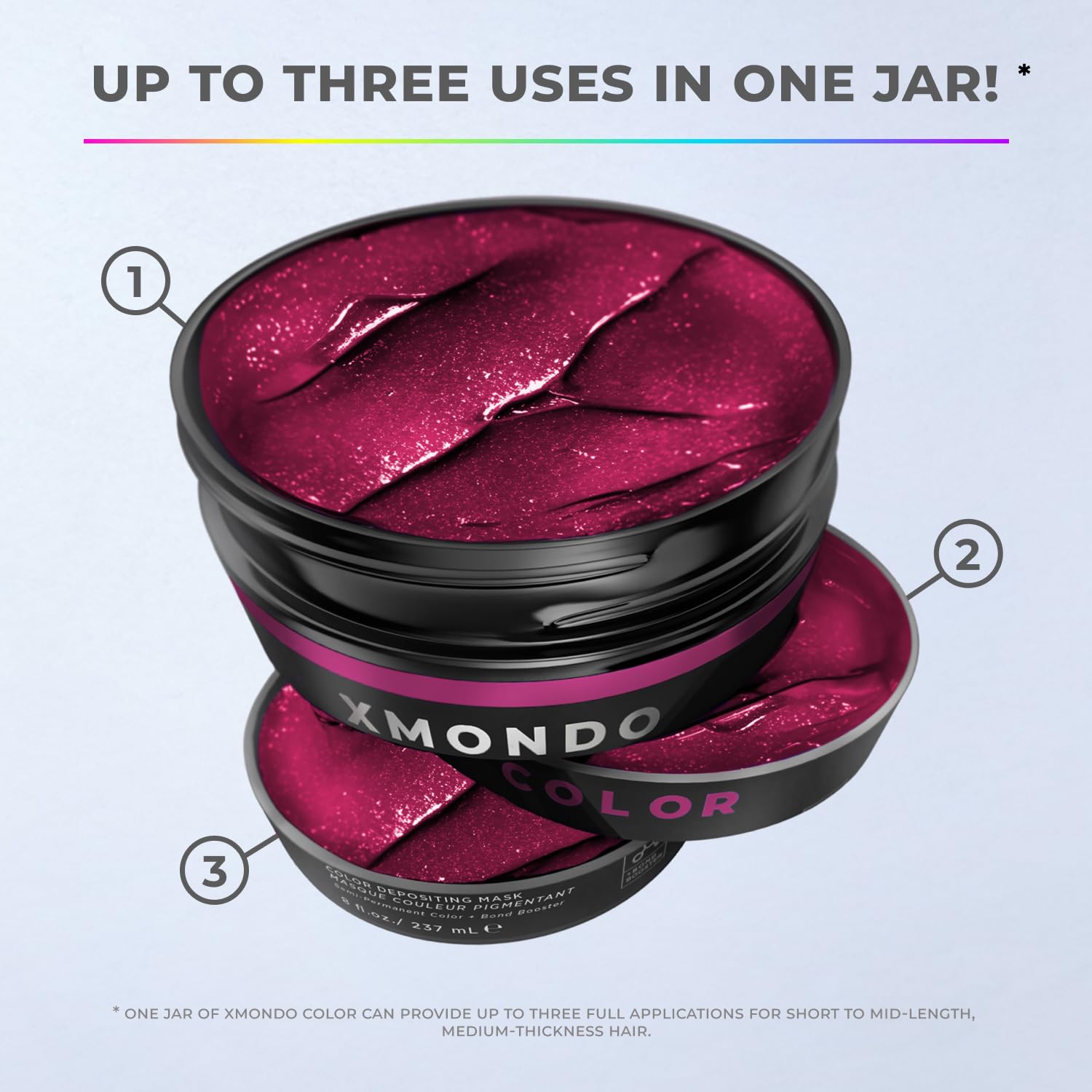 XMONDO Color Berry Mask close-up of plant-based ingredients
