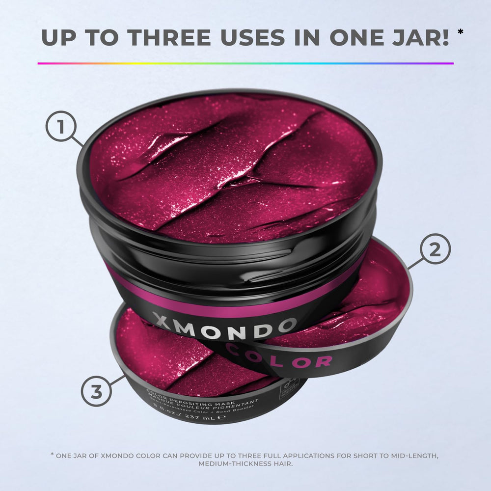 XMONDO Color Berry Mask close-up of plant-based ingredients
