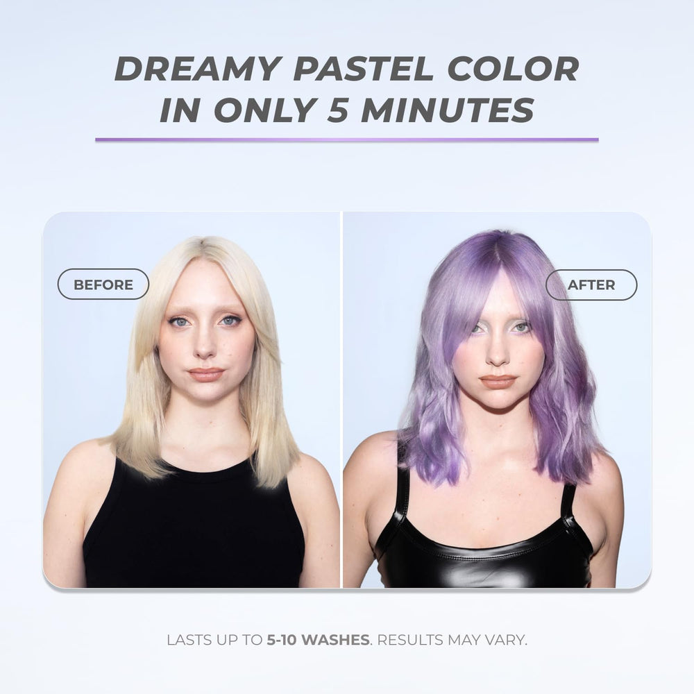 XMONDO Color-Depositing conditioner in shower demonstrates color boost.