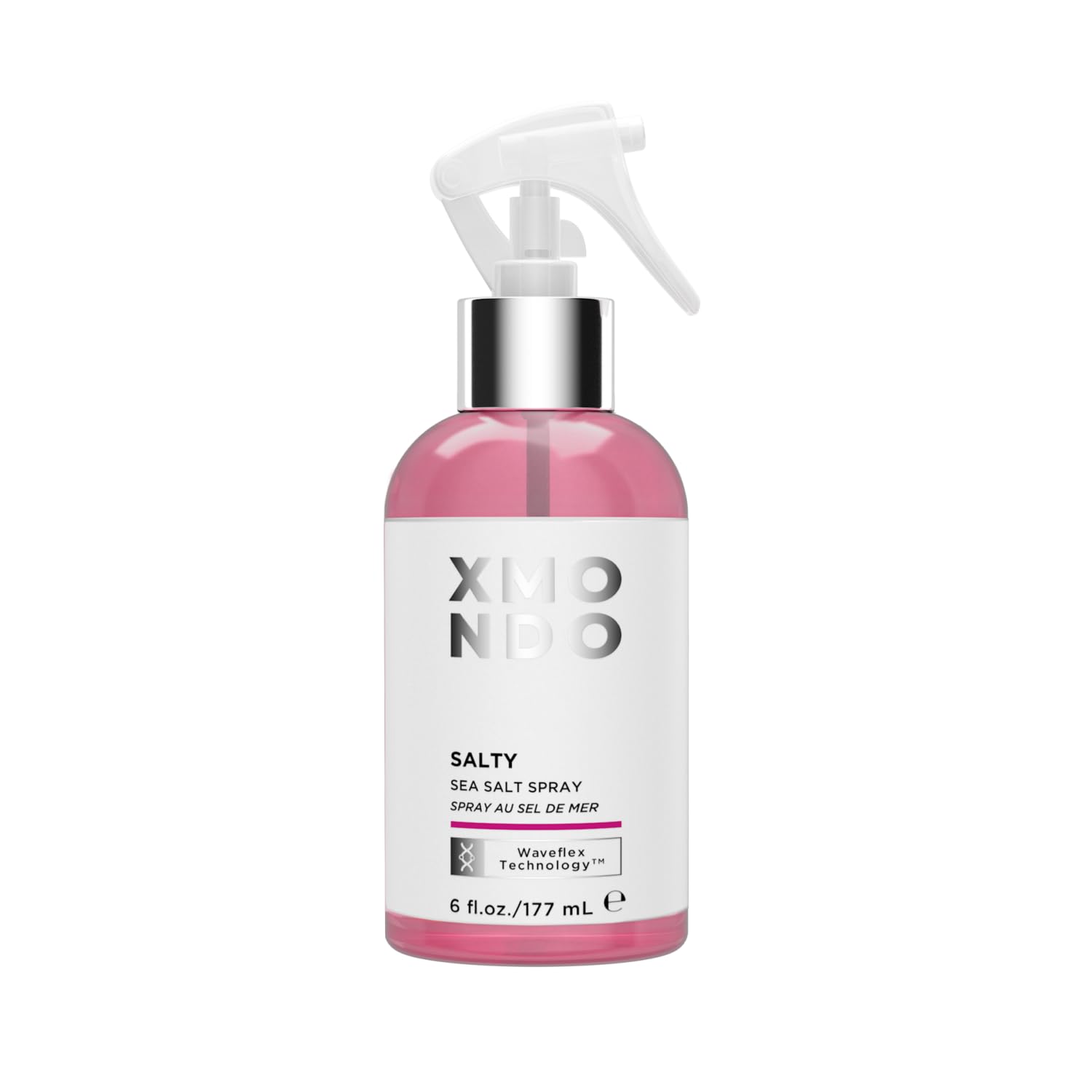 XMONDO Hair Salty Sea Salt Spray bottle shows beach-ready texture and light hold