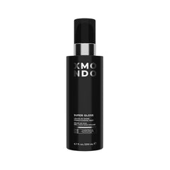 XMONDO Hair Super Gloss bottle pour shows weightless hydration and shine.
