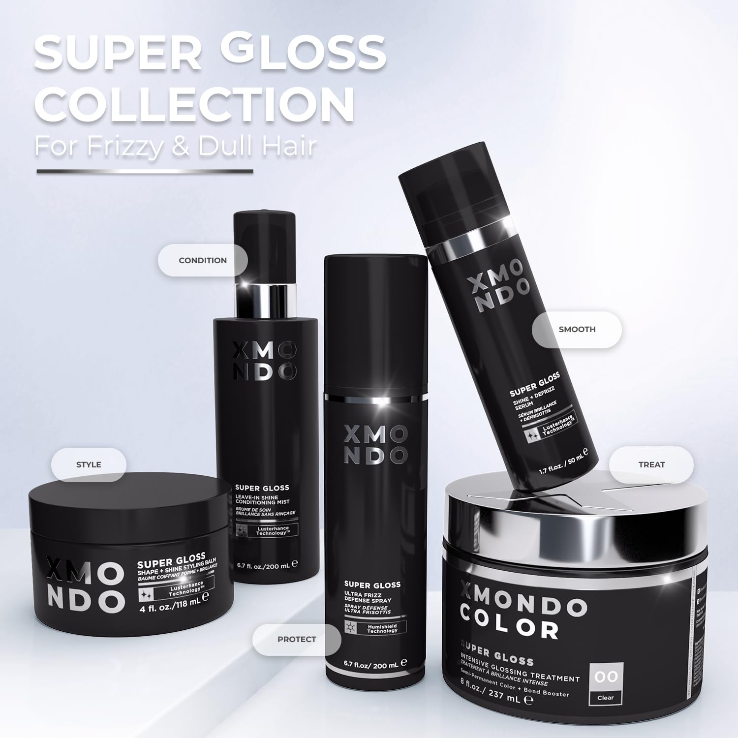 XMONDO Hair Super Gloss Serum simplifies daily styling with lasting gloss