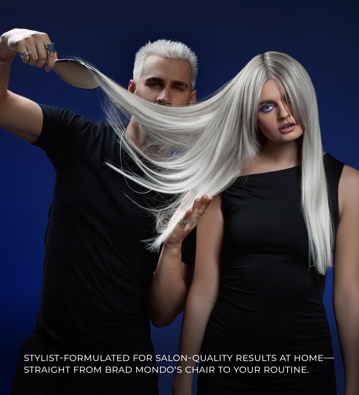 XMONDO Hair Supernova Blonde Shampoo color-treated-hair results show safe use on color-treated hair.
