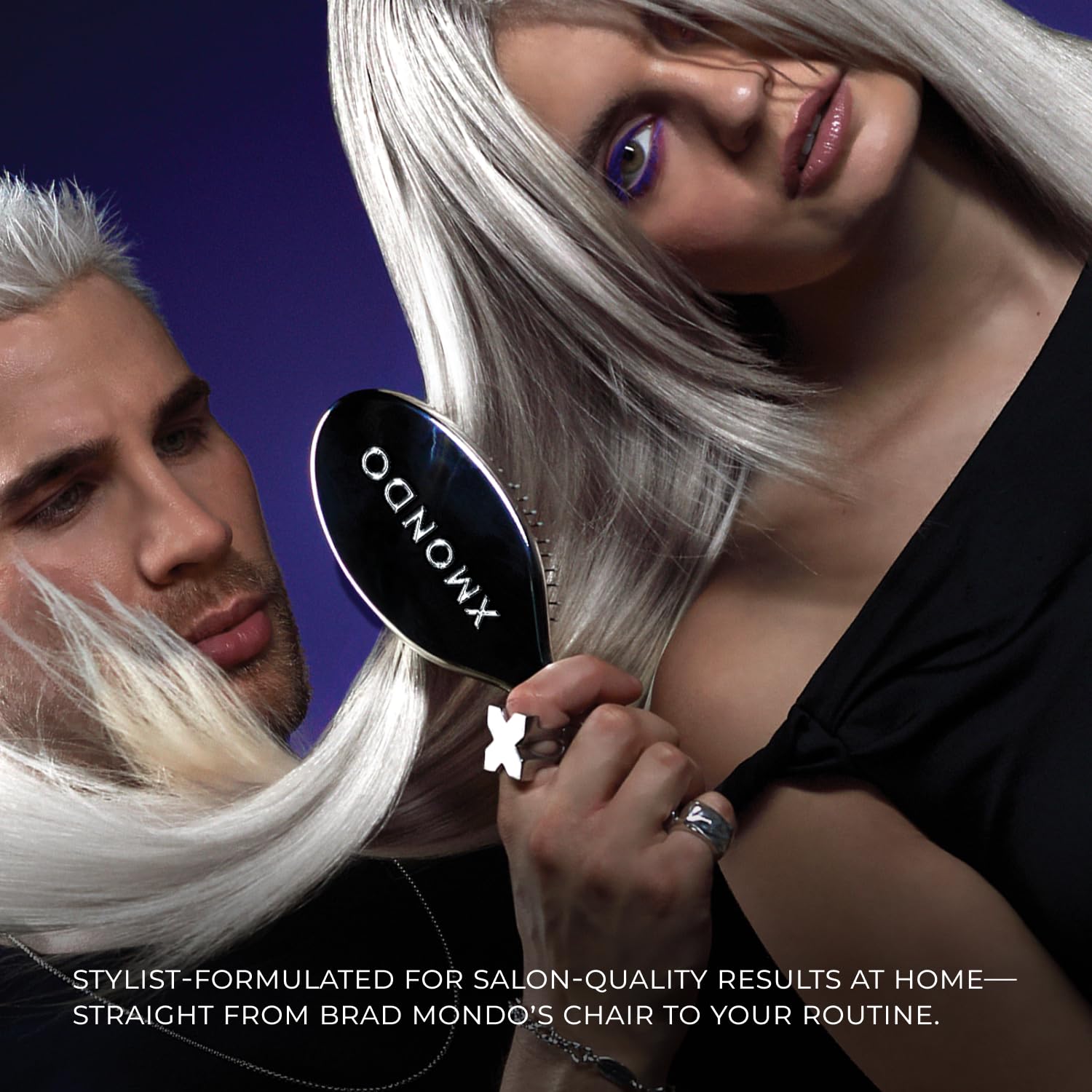 XMONDO Hair Supernova mist on dry hair for added shine
