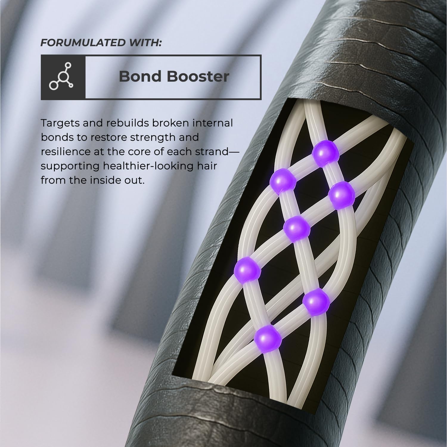 XMONDO hyaluronic acid closeup emphasizes moisture retention during color treatment.