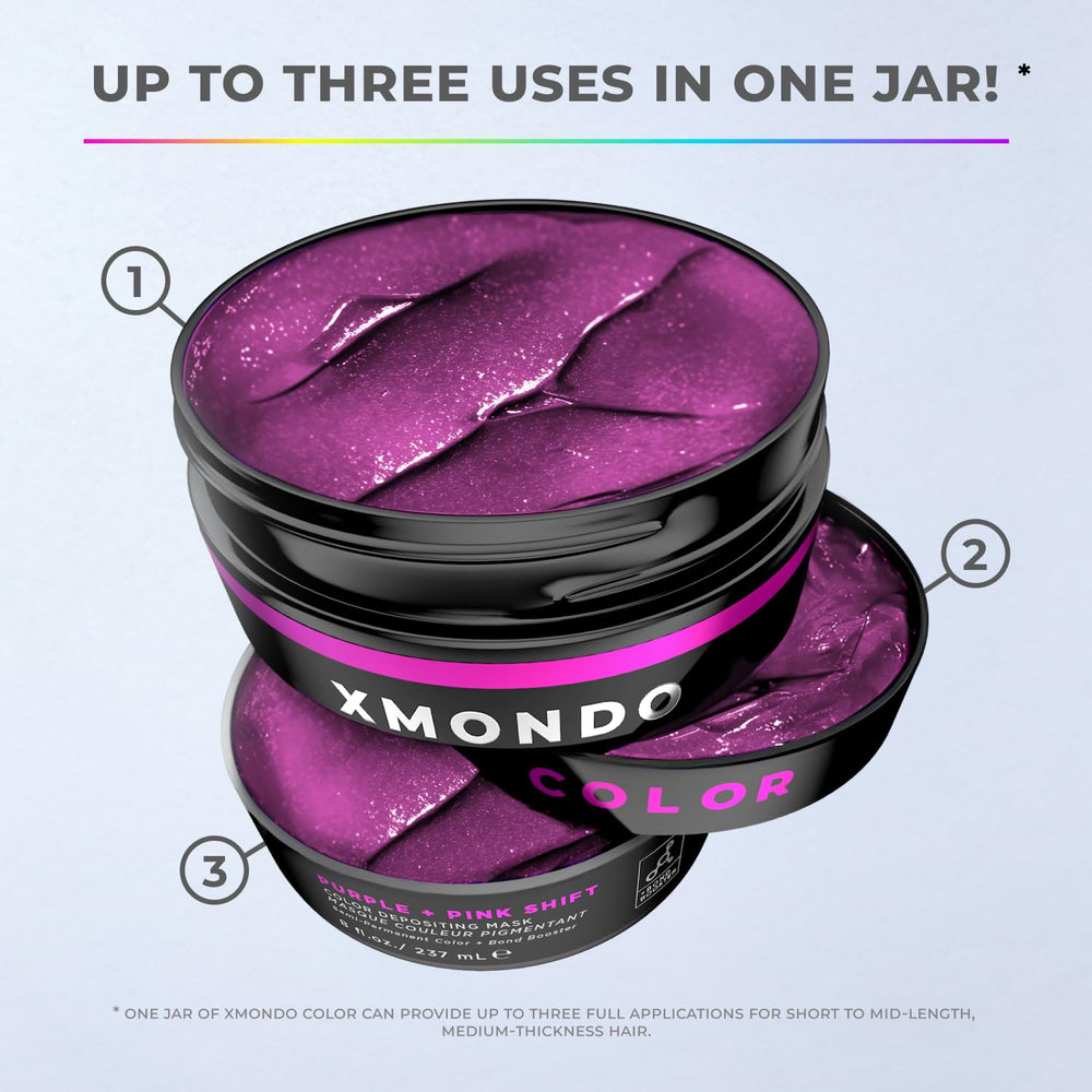 XMONDO packaging jar close-up with brand label and product details
