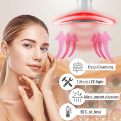XMXW Glow Massager heating element reaches 113°F for smooth product application.