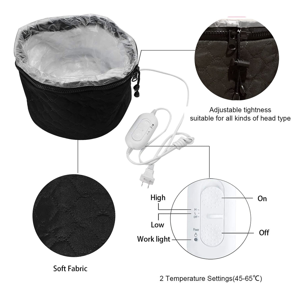 XNX hair cap safety auto-shutoff highlights secure protection