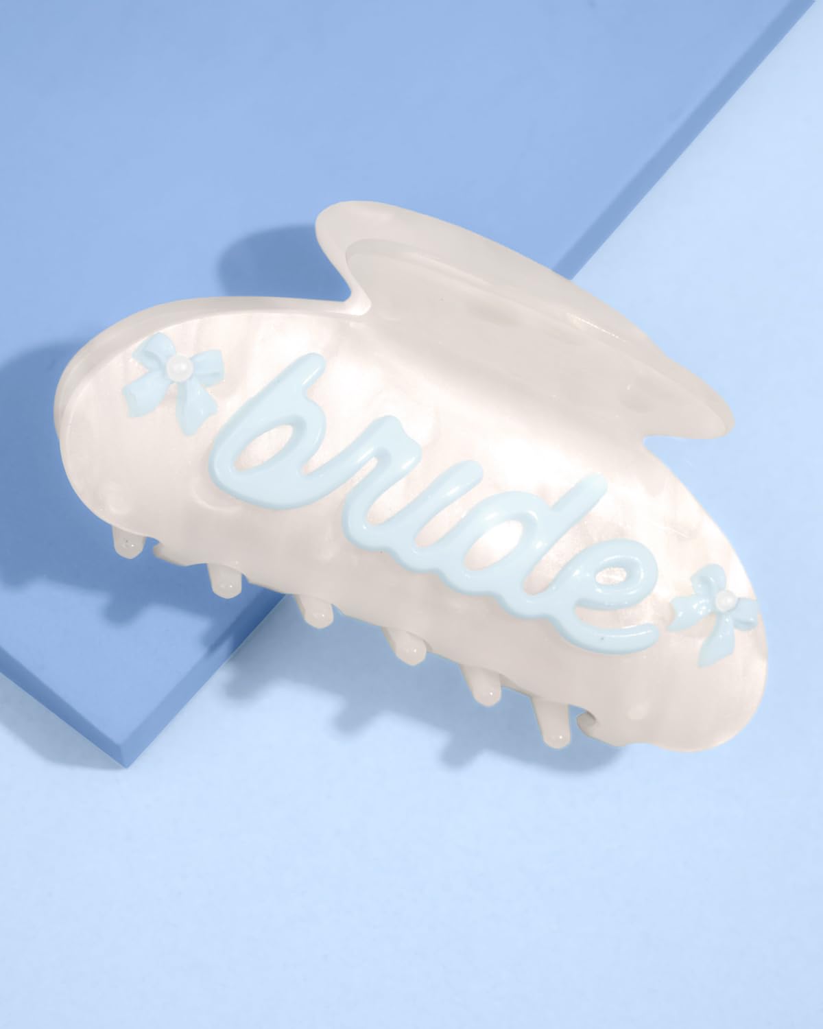 xo, Fetti Bride Claw Clip durable yet hair-friendly for all-day wear