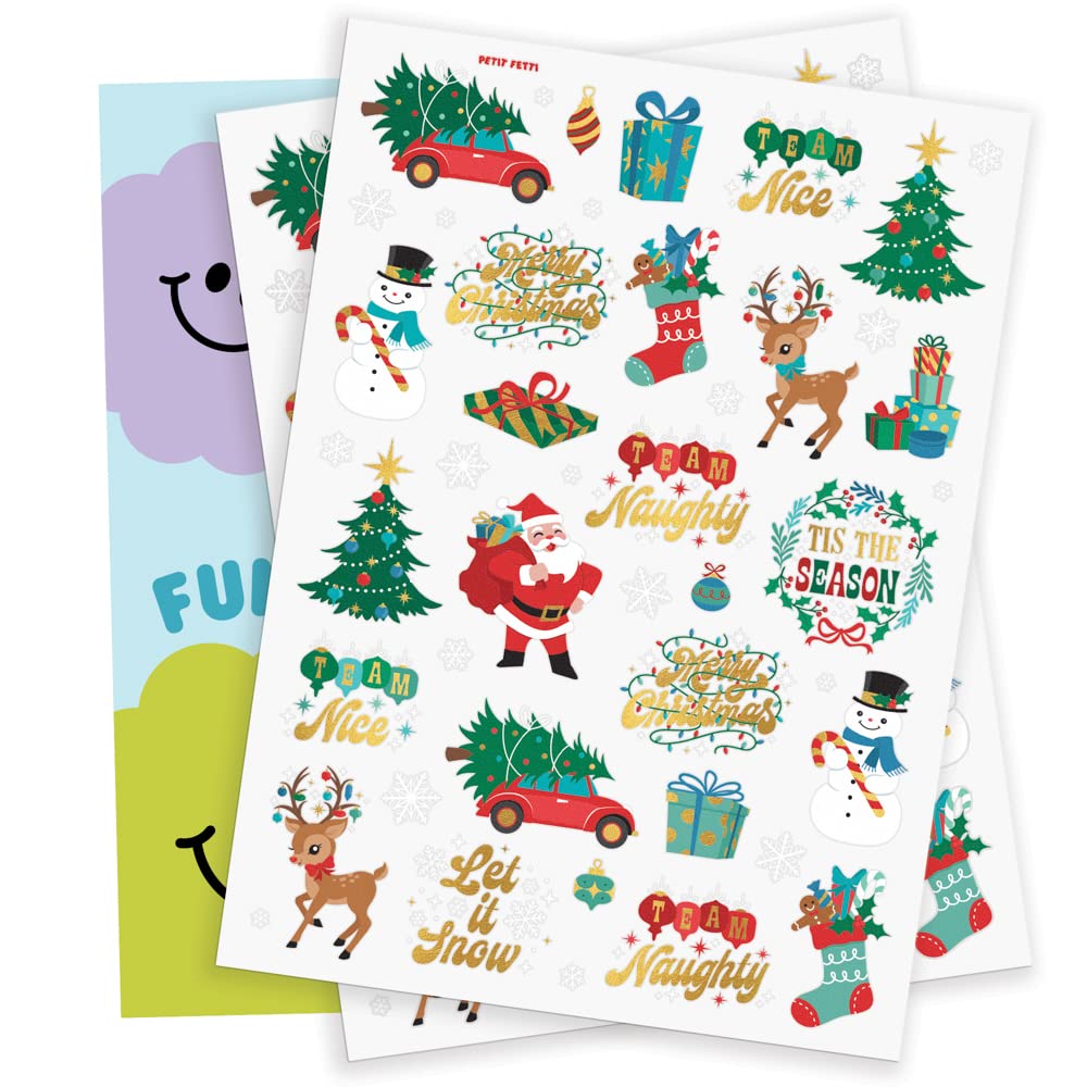 xo, Fetti Christmas tattoos candy canes for kid-friendly party favors