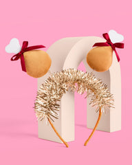 xo, Fetti headband on adult during dance shows comfortable wear for long party nights.