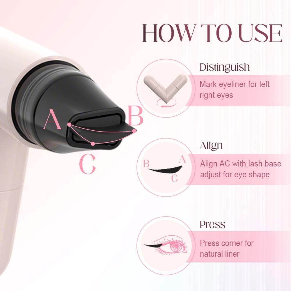 X.O. GOLD-888 beginner-friendly eyeliner tool helps new users master wings quickly