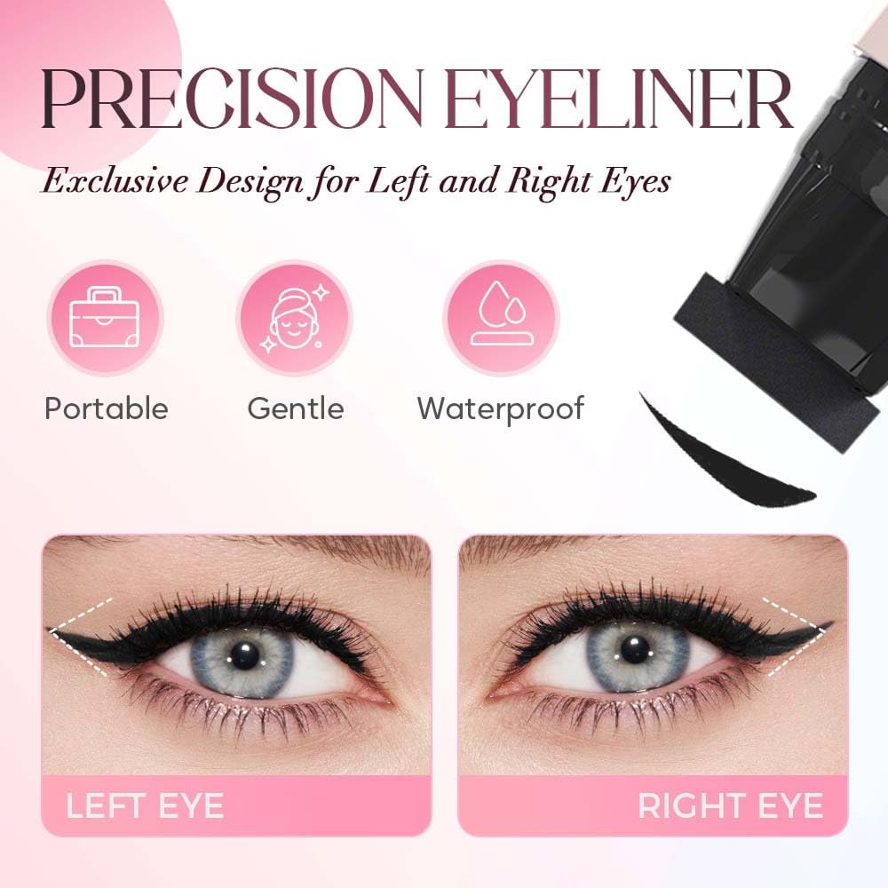 X.O. GOLD-888 dual-ended eyeliner stamps provide versatile wing options for quick looks