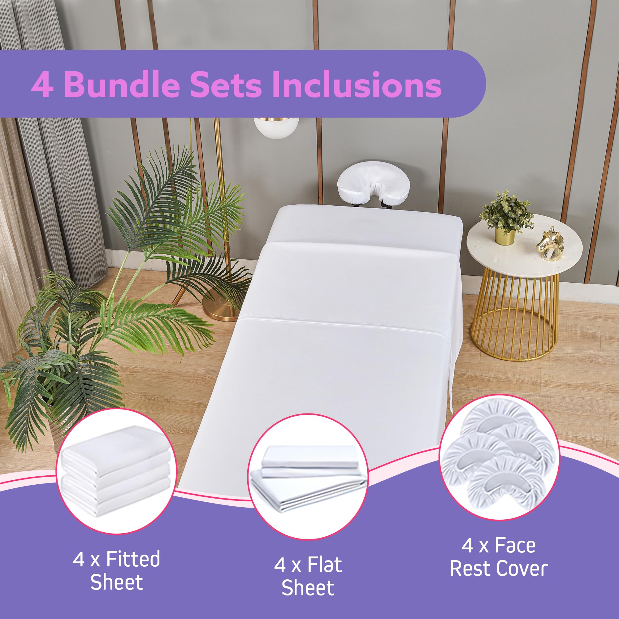 XOLLOZ face cradle cover showing hygienic protection during client sessions