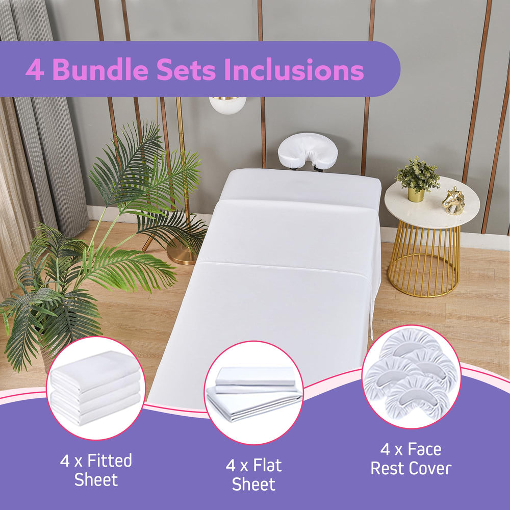 XOLLOZ face cradle cover showing hygienic protection during client sessions