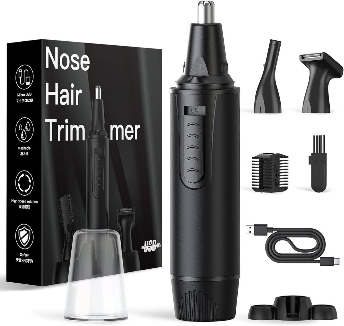 XOOMRSCP nose-ear trimmer main view for precise grooming and quick touch-ups