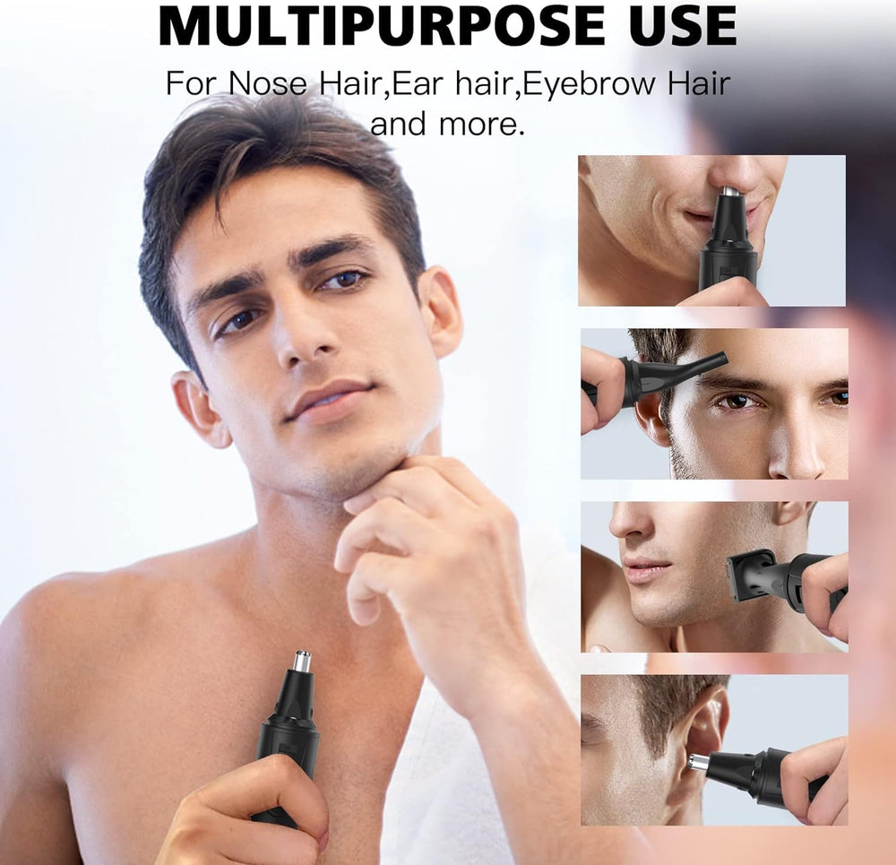 XOOMRSCP nose trimmer with 360 rotation for comfortable, painless trimming