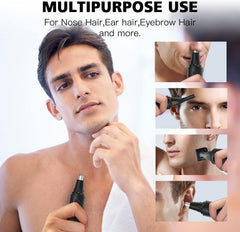 XOOMRSCP nose trimmer with 360 rotation for comfortable, painless trimming