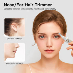 XOOMRSCP nose trimmer side view with ergonomic grip for precise trimming.