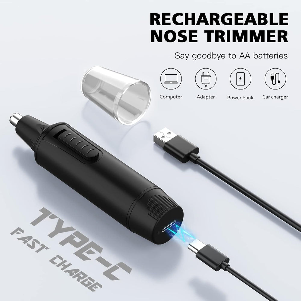 XOOMRSCP USB-rechargeable trimmer ready for portable charging and on-the-go grooming