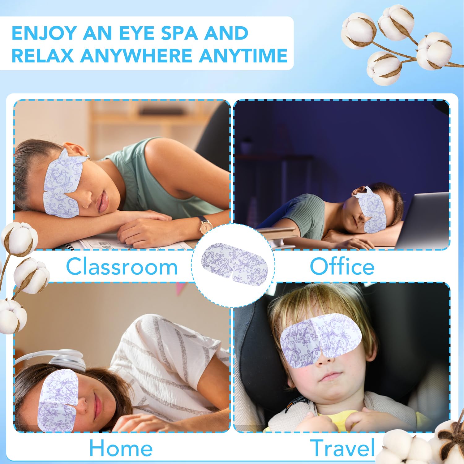 XPCARE gift-ready eye masks suitable for women and men