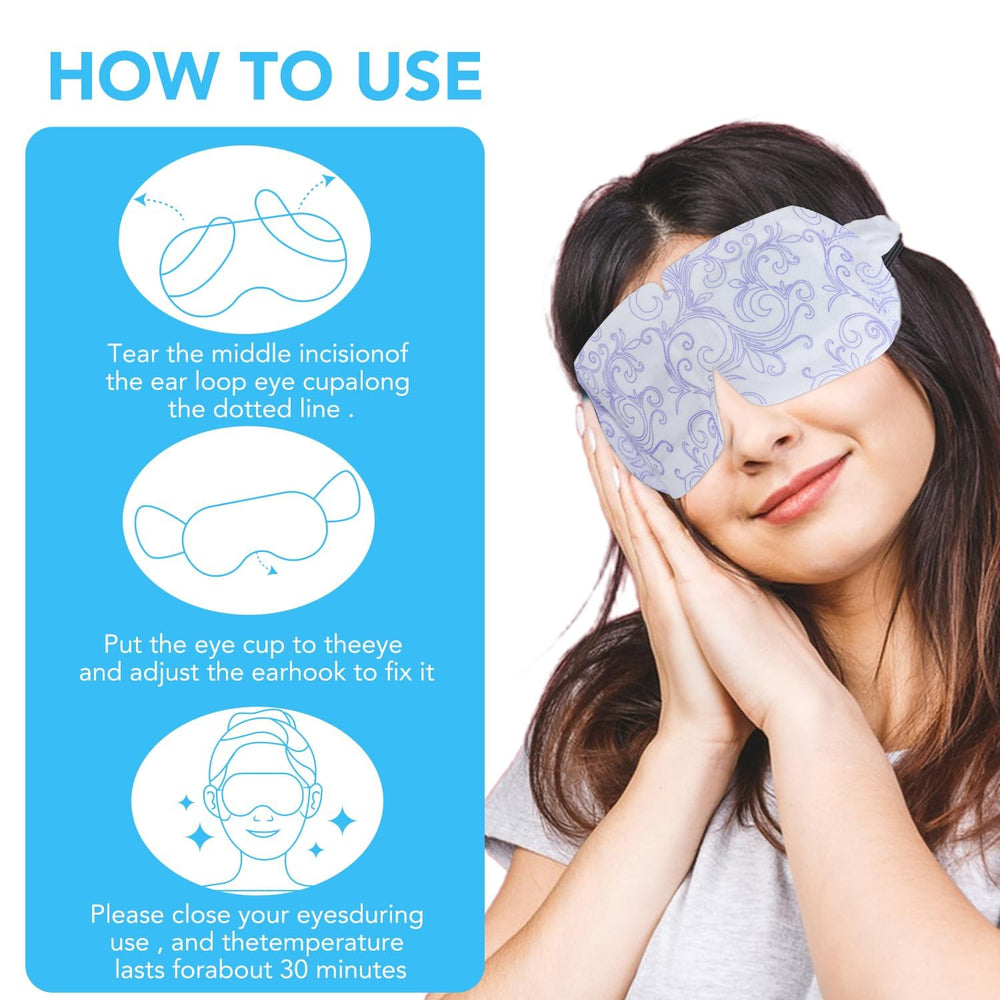 XPCARE steam eye mask compact travel pack for on-the-go eye spa