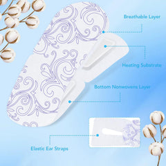 XPCARE steam eye mask individually wrapped packaging ready for quick use