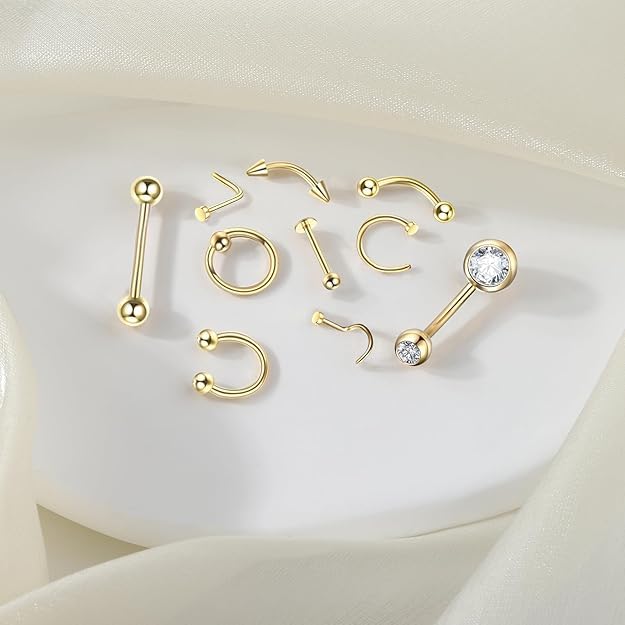 Xpircn needle packs in multiple gauges for precise piercing practice.