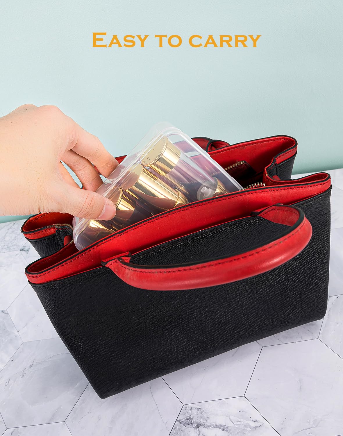XQNCBY Gold 15ML bottle features vacuum pump technology for stable dispensing.