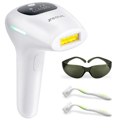 XSOUL IPL device front view showing compact salon-grade design for convenient at-home use
