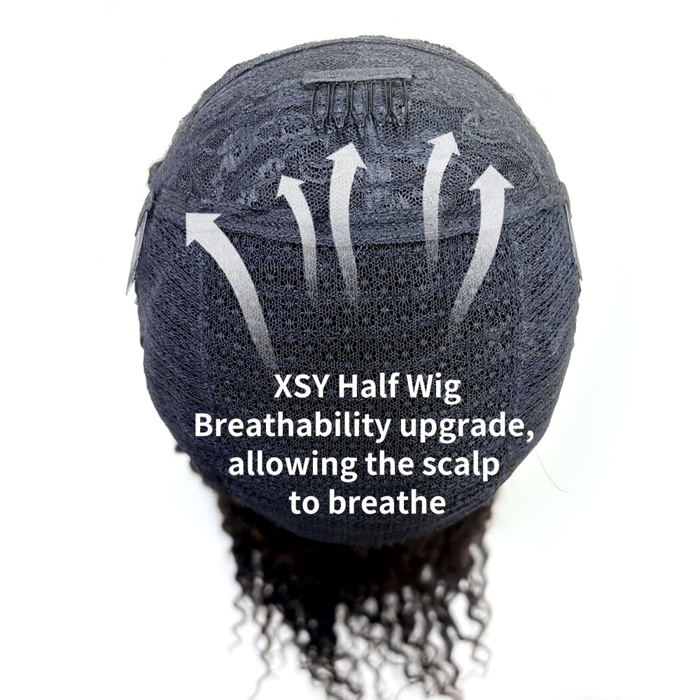 XSY four fixed combs keep the wig stable during activities