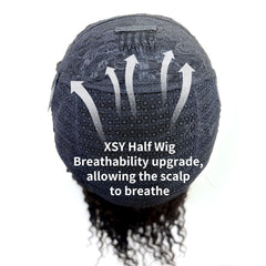 XSY four fixed combs keep the wig stable during activities