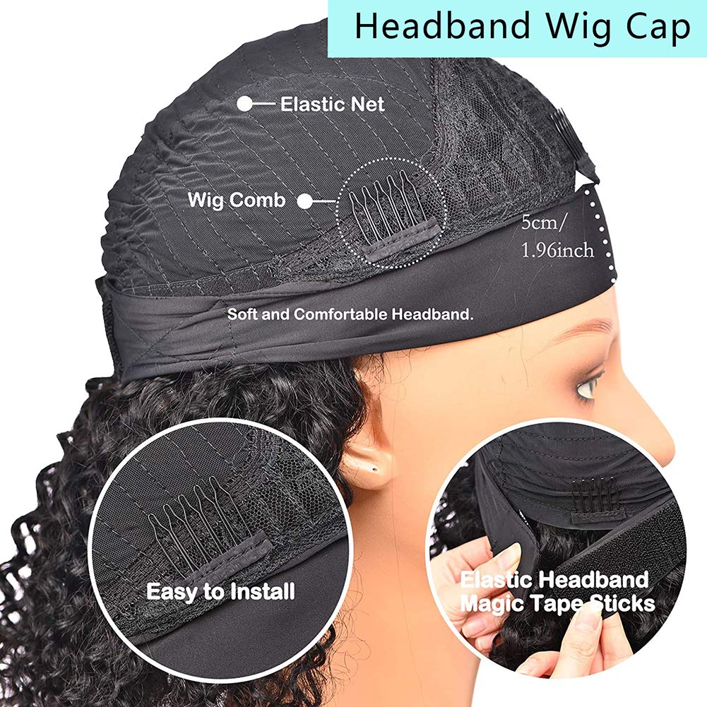 XSY headband wig elastic ice silk band delivers soft, breathable comfort