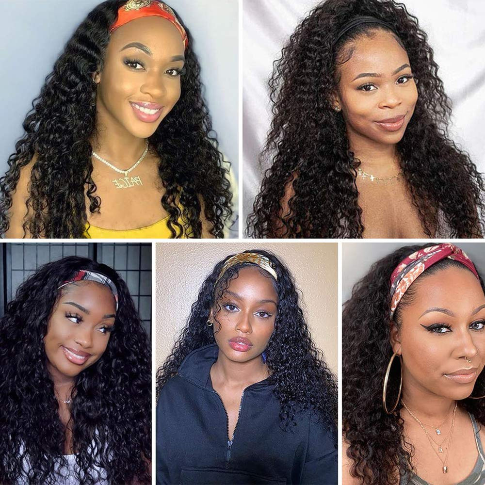 XSY headband wig ready-to-wear in minutes for versatile occasions